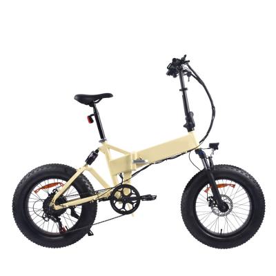 Full suspension electric fat tire bike with 500W rear motor 48V10AH lithium battery  #HF0420F 