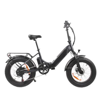 500W rear motor 48V10.4AH lithium battery folding fat tire electric bicycle #HF1420F