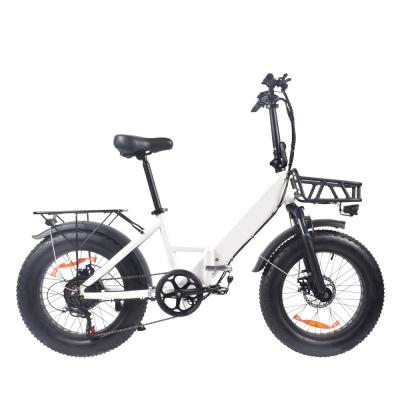500W rear motor 48V10.4AH lithium battery electric assist fat tire bike #HF1220F