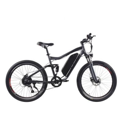 Full suspension electric mountain bike with 250W powerful rear motor 36V10AH lithium battery  #HM1126