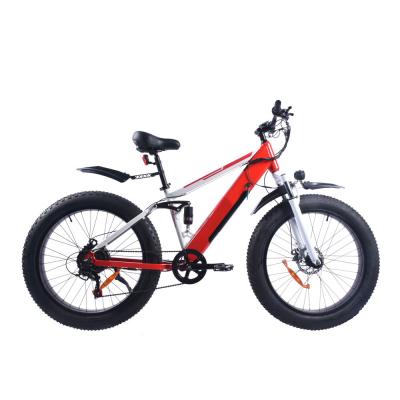 500W powerful rear motor 36V10AH lithium battery electric fat tire bike for sale #HM1726F